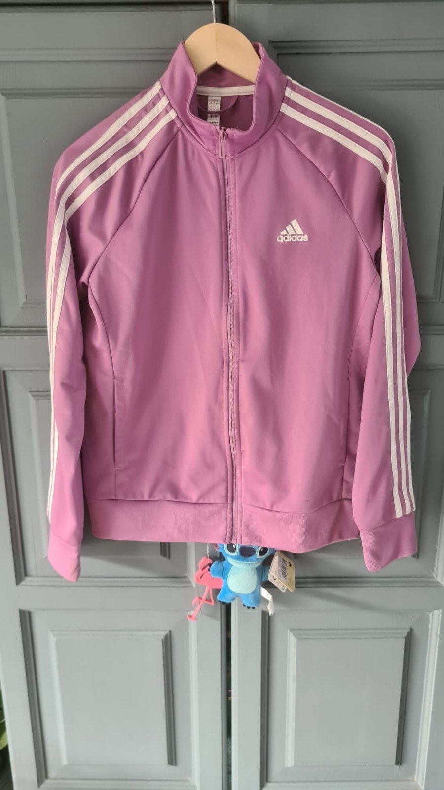 Adidas Firebird Jas Dames Lila Maat M, Adidas, Ophalen of Verzenden, Maat 38/40 (M), Overige kleuren