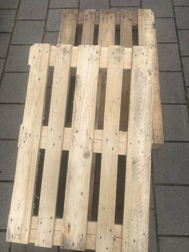 Europallet, Doe-het-zelf en Verbouw, Hout en Planken, Ophalen, Gebruikt, 25 tot 50 mm, Pallet