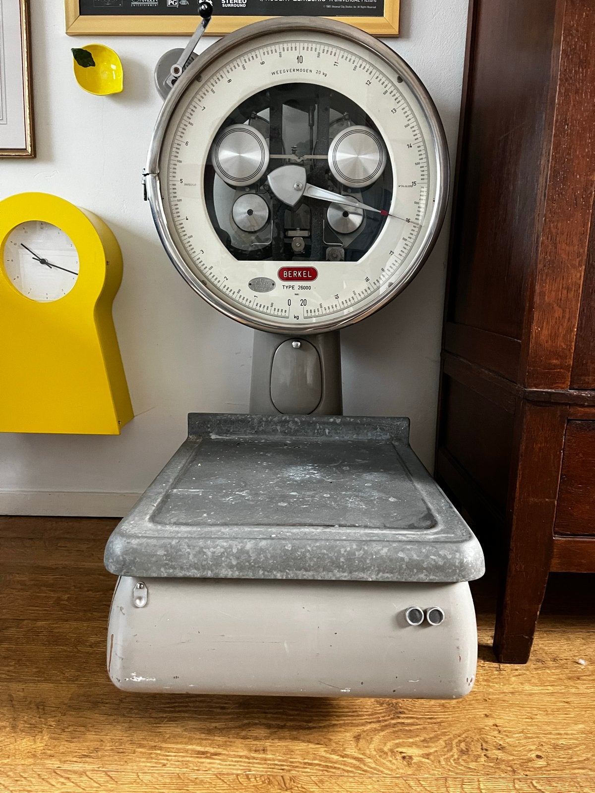 Vintage Berkel Weegschaal Type 26000 - Gebruikt in Molen, Ophalen, Gebruikt, Overige typen, Minder dan 50 kg
