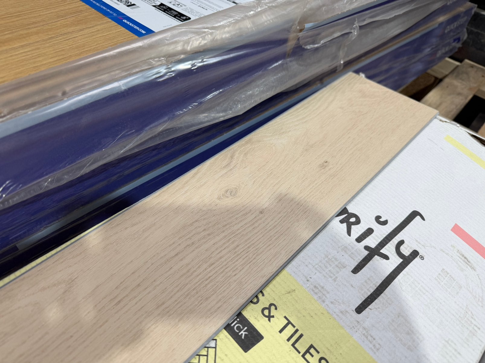 4,5 MTR/2 KLICK PVC FLOORIFY F-300 PLANK, Ophalen, Overige typen, Nieuw, Beige