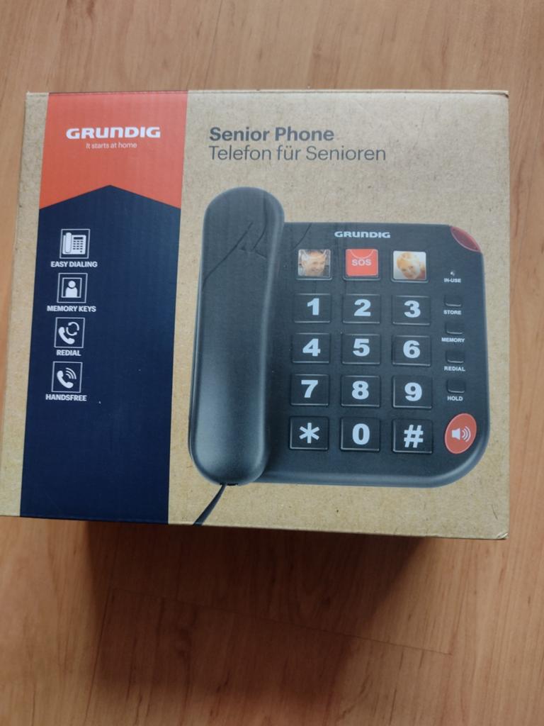 Nieuwe Grundig Senioren Telefoon €20, Ophalen of Verzenden, Nieuw, 1 handset