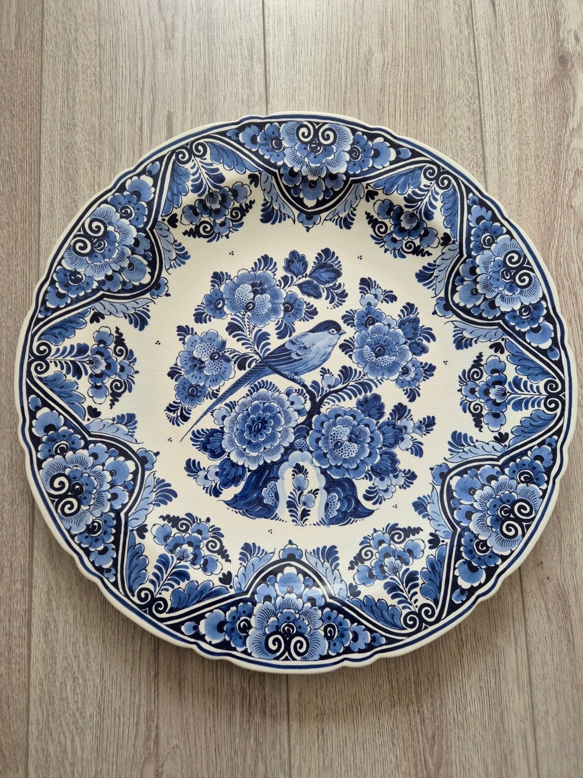 Diverse Delftsblauwe Vazen, Potten en Bord - Handgeschilderd, Ophalen