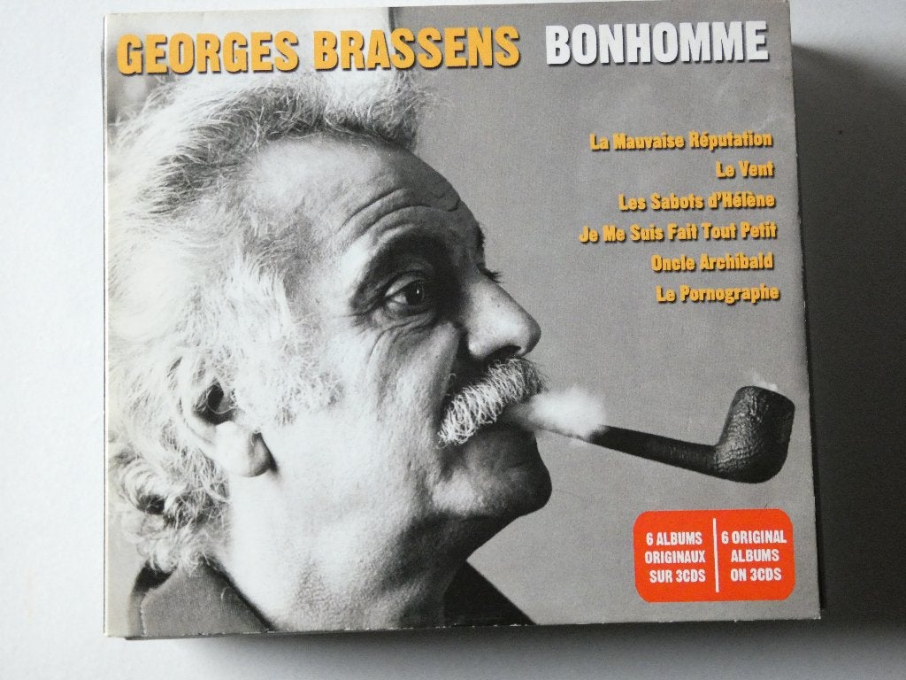 Georgers Brassens - Bonhomme 3cd 6 albums, Verzenden, Gebruikt
