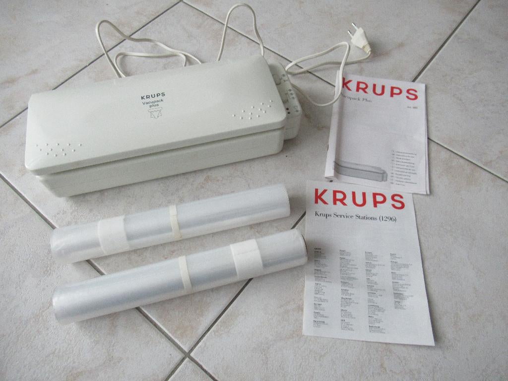 krups vacupack machine, Kunststof, Ophalen of Verzenden, Wit, Overige merken