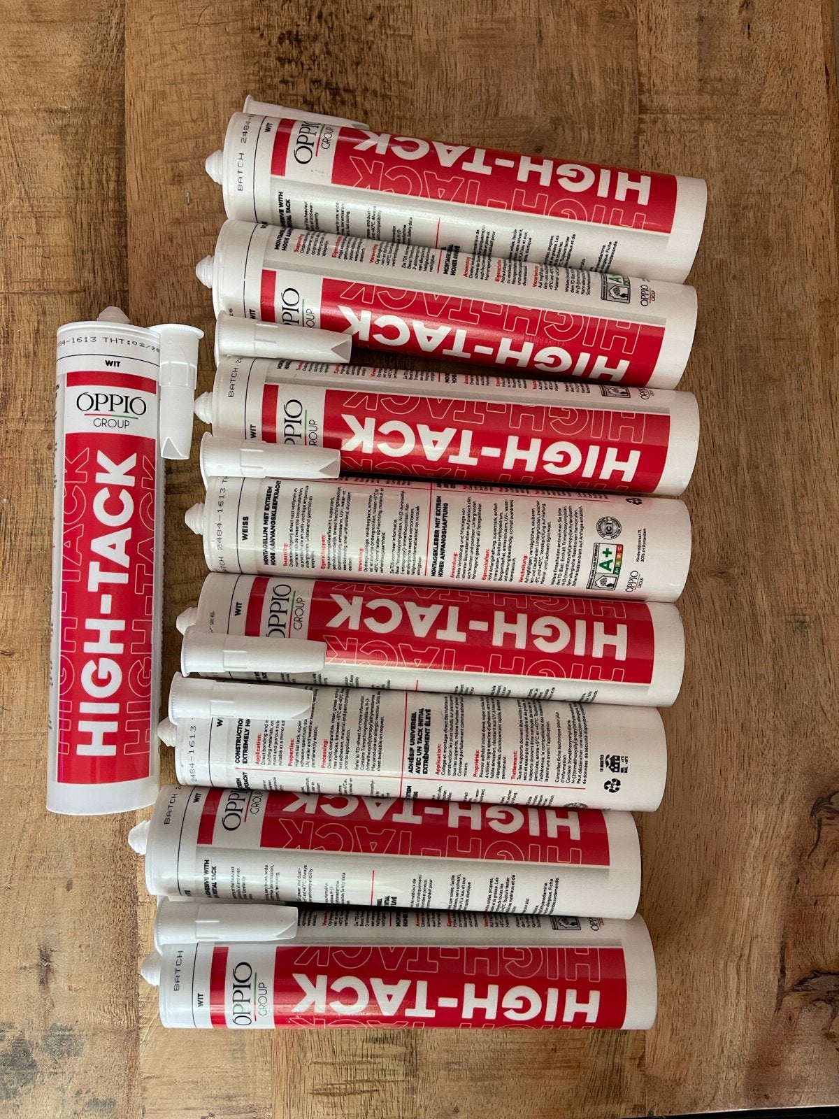 Oppio Group High-Tack Lijmkit - Wit/ 6 stuks, Ophalen of Verzenden, Nieuw