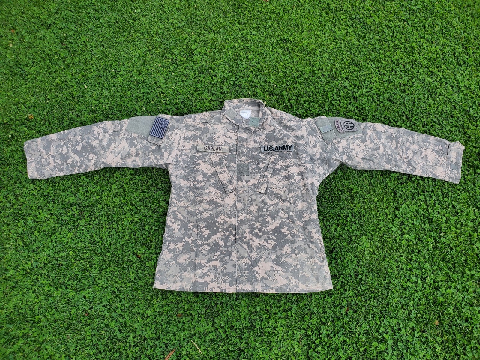 Us army acu camouflage jas., Verzamelen, Ophalen of Verzenden, Landmacht, Amerika, Kleding of Schoenen