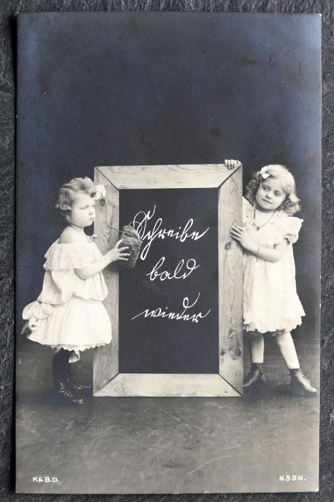 De lei is net zo groot als de kinderen, 1906, Verzenden, Voor 1920, Gelopen, Kinderen