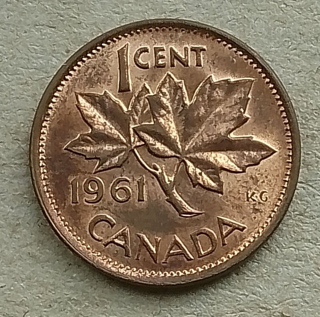 Canada, 1 cent 1961, Ophalen of Verzenden, Overige landen, Losse munt