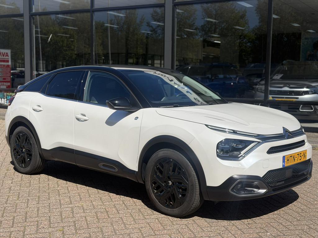 Citroën Ë-C4 ë-Series 54 kWh 420km Actieradius (bj 2025), Stof, Gebruikt, Zwart, 156 pk