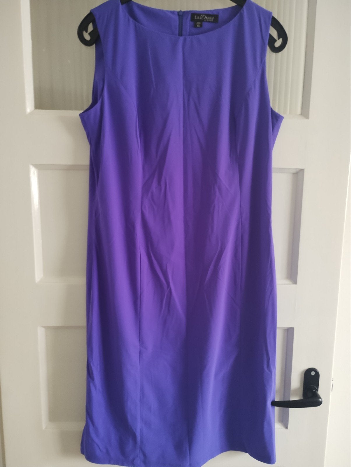 LaDress, paarse jurk, maat XL., Paars, Maat 46/48 (XL) of groter, Ophalen of Verzenden, Zo goed als nieuw