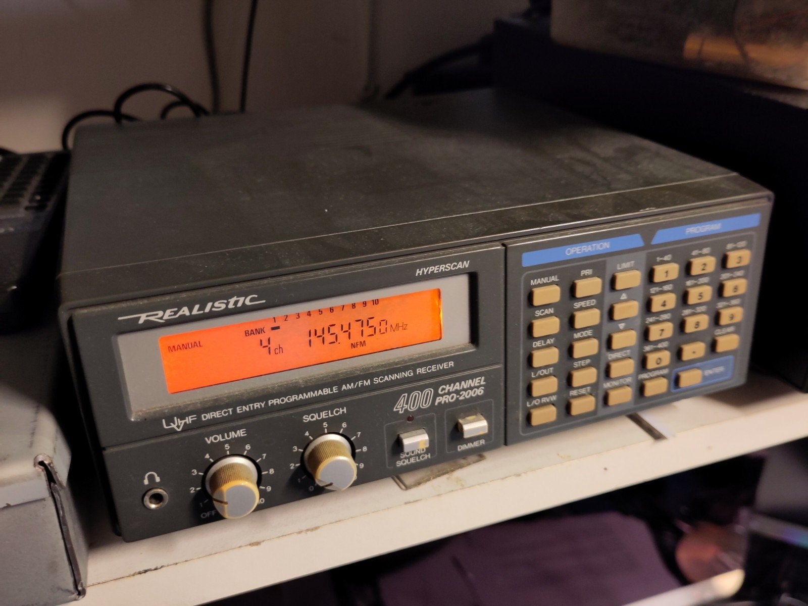 Realistic PRO-2006 luchtvaartscanner., Telecommunicatie, Ophalen, Gebruikt, 200 tot 500 kanalen