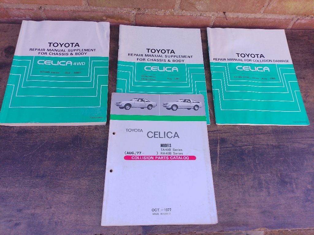 Toyota Celica dealer werkplaatsboeken, Verzenden, Gelezen, Toyota