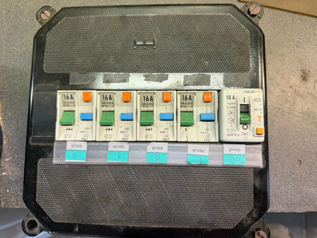 groepen kast met 5x Aardlek / Installatie automaat, Ophalen of Verzenden, Gebruikt, Overige typen