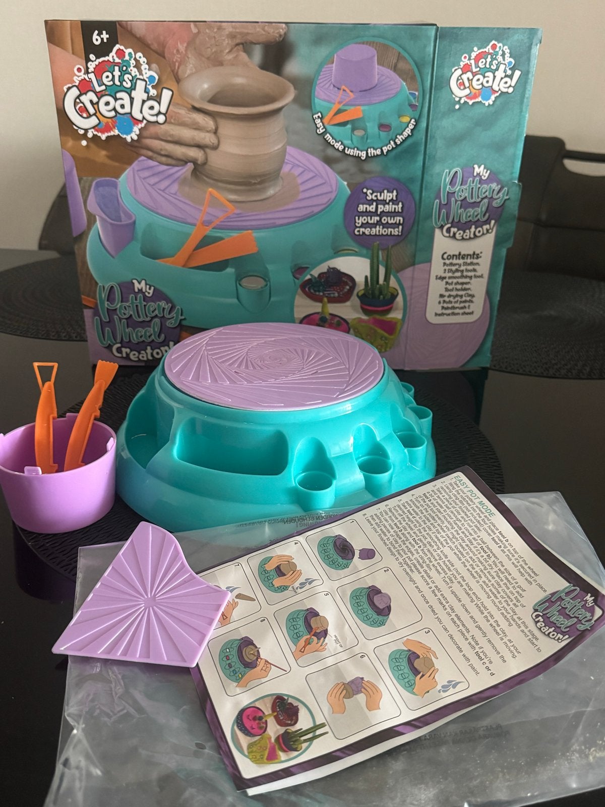 Let's Create! My Pottery Wheel Creator - Knutselset, Overige thema's, Meerkleurig, Ophalen of Verzenden, Zo goed als nieuw