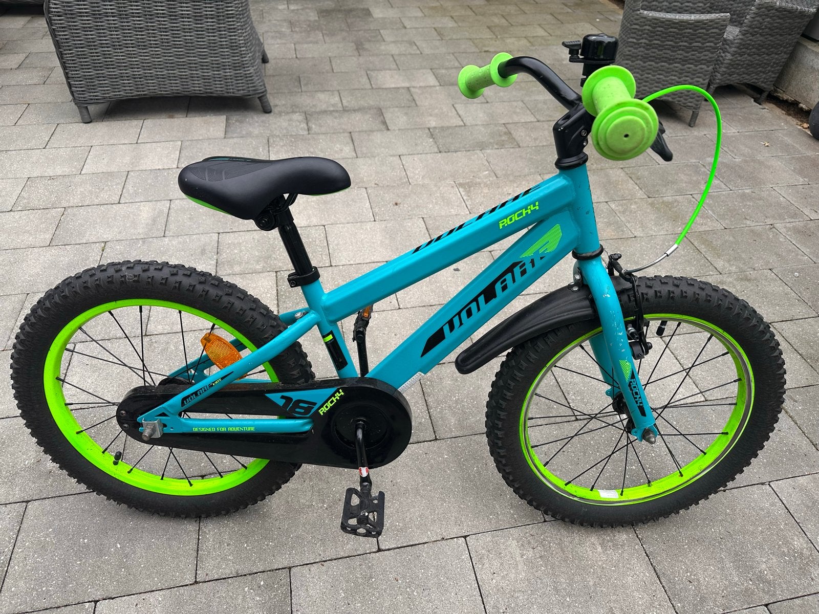 Volare Rocky 18 inch kinderfiets - Zo goed als nieuw, Ophalen, Zo goed als nieuw, Velgrem, 16 tot 20 inch