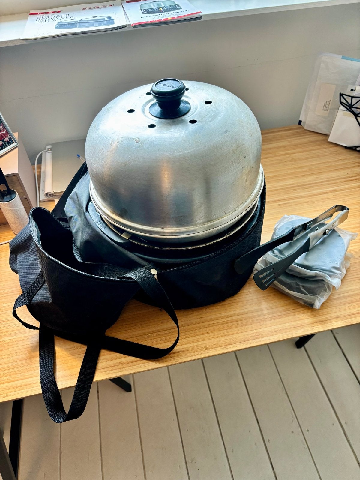 Cobb BBQ inclusief accessoires en draagtas, Ophalen of Verzenden, Gebruikt