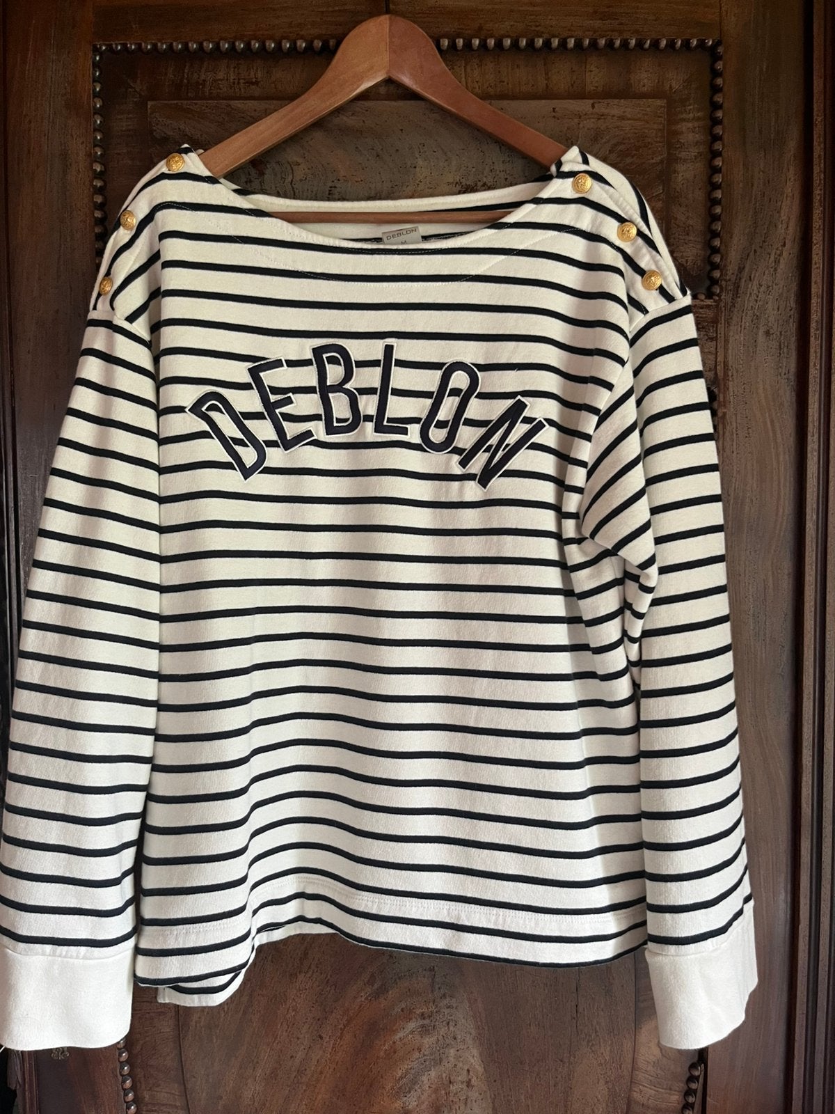 Witte Sweater van Deblon, Verzenden, Zo goed als nieuw, Maat 38/40 (M), Wit