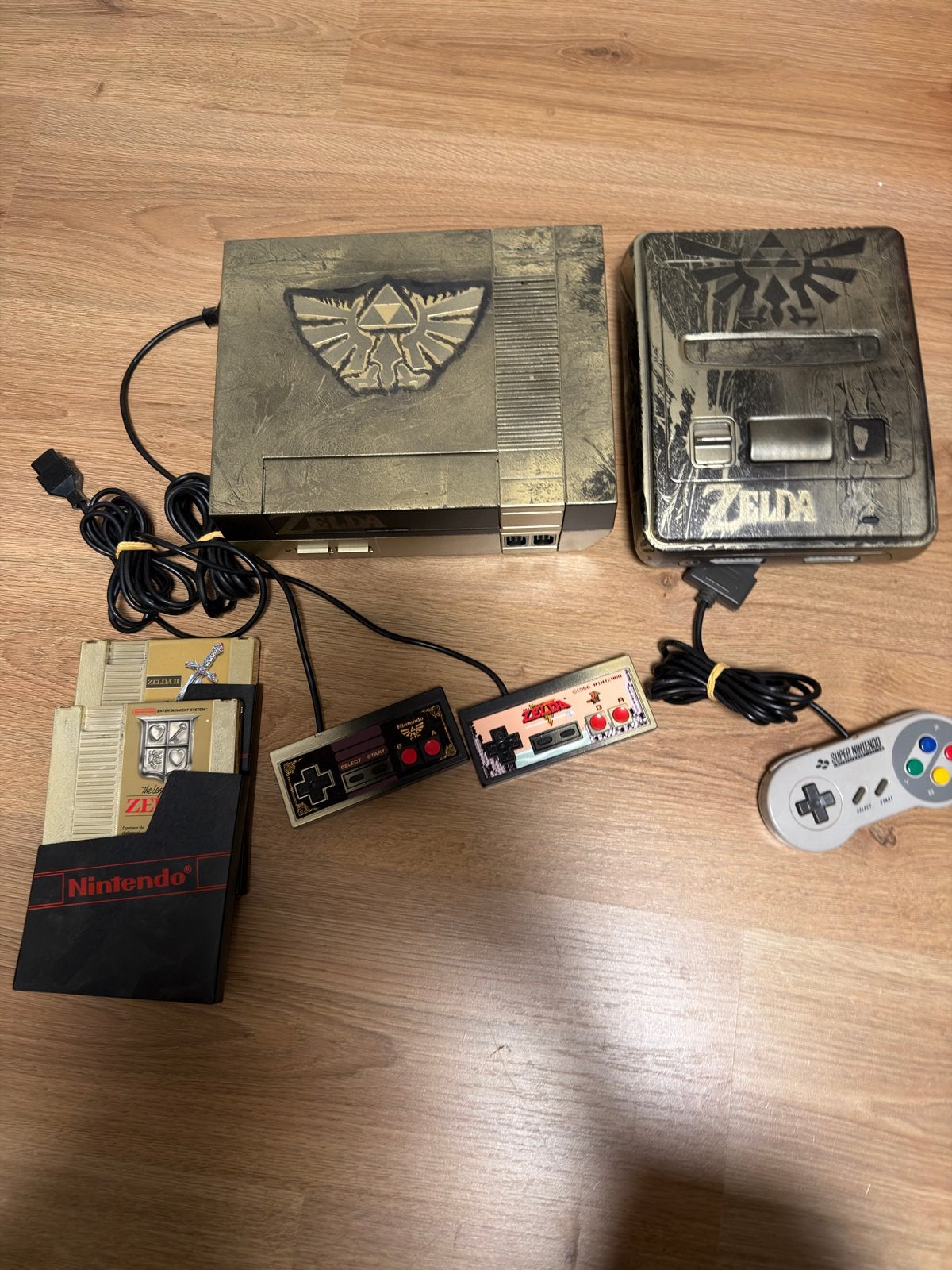 Zelda (gespoten) Super Nintendo & NES, Spelcomputers en Games, Ophalen of Verzenden, Gebruikt, Met 2 controllers, Met games
