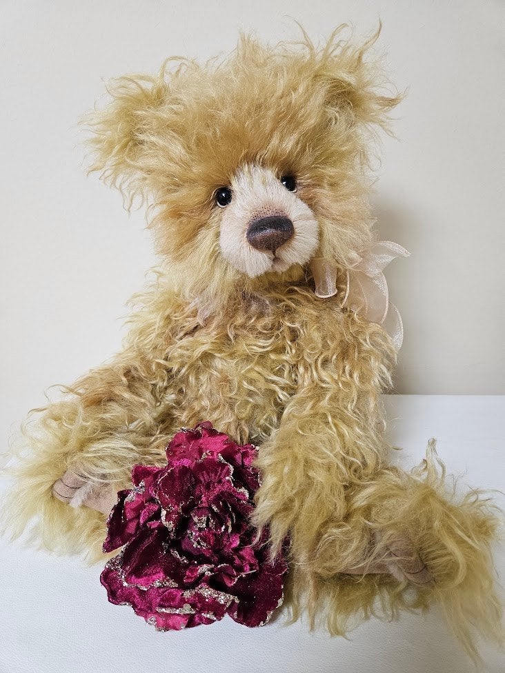 Charlie Bears Milne teddybeer beer mohair Charlie beer, Ophalen of Verzenden, Zo goed als nieuw, Stoffen beer, Overige merken