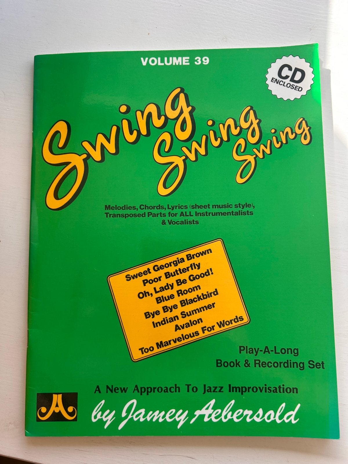 Swing Swing Swing Volume 39 Book + CD, Verzenden, Zo goed als nieuw, Les of Cursus