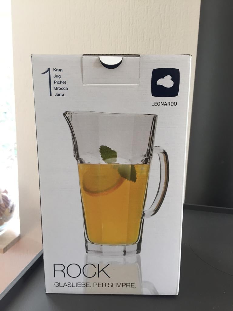 Leonardo sapkan Rock 1.5L nieuw in doos, Ophalen of Verzenden, Nieuw, Glas, Overige stijlen