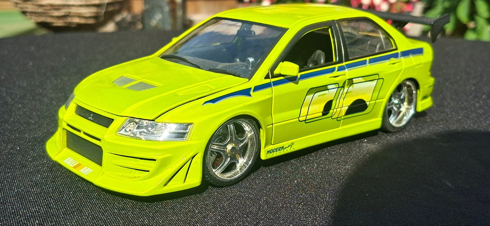 Mitsubishi Lancer Evo 7 Fast & Furious modelauto, Ophalen of Verzenden