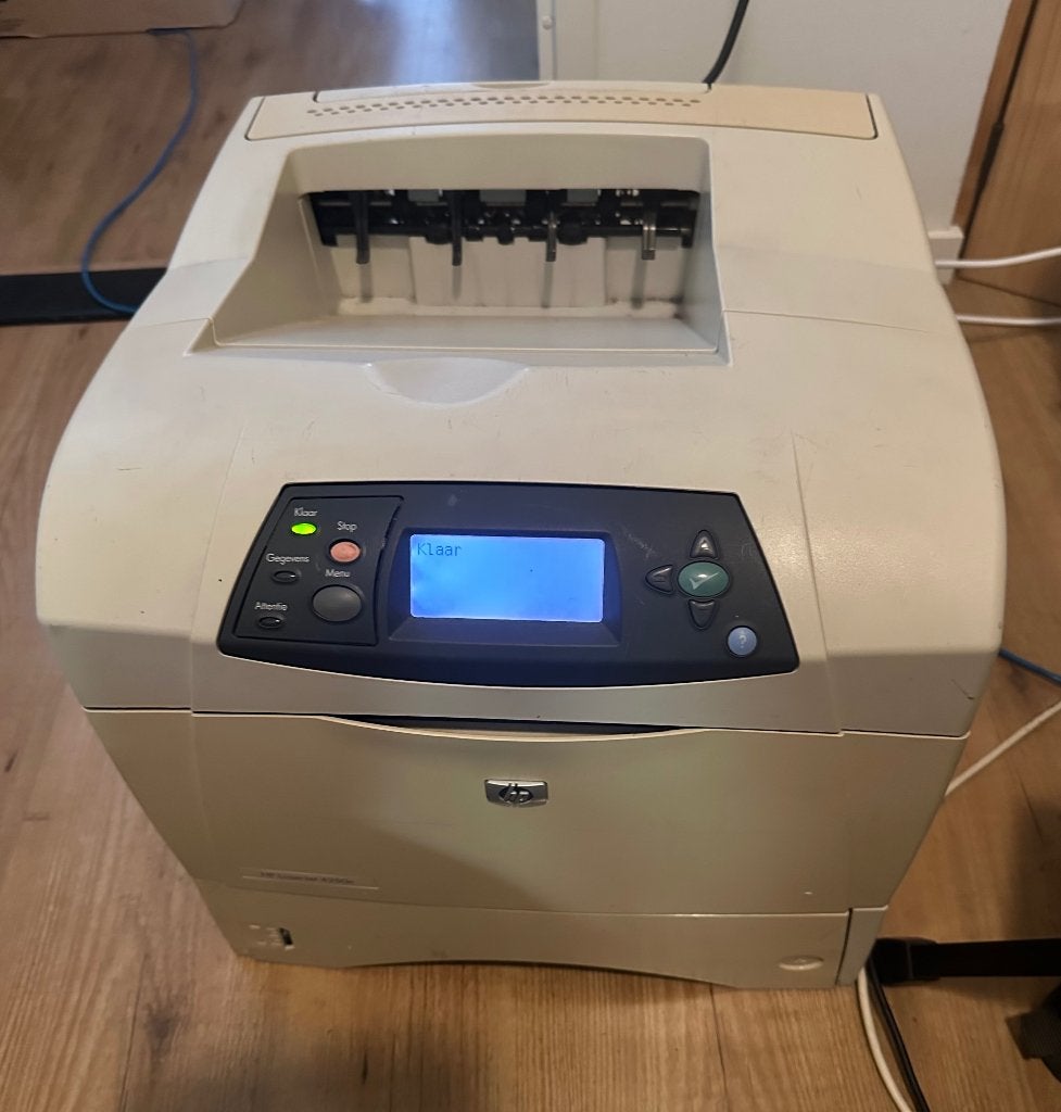 HP Laserjet 4250n printer met nieuwe toner, Ophalen, Zwart-en-wit printen, Gebruikt, Printer