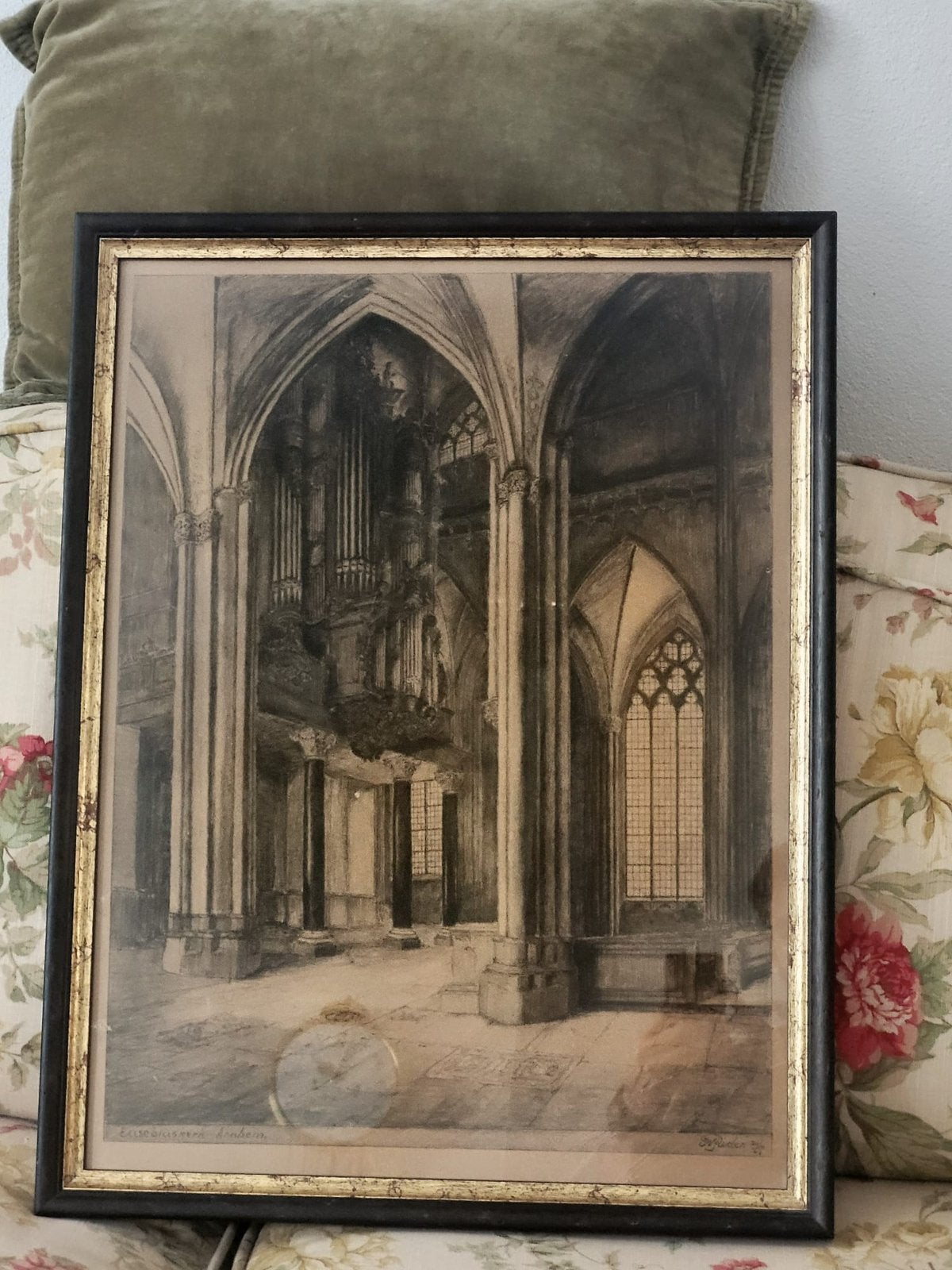 Interieur Eusebiuskerk te Arnhem, Ophalen of Verzenden, 26 cm, 20 cm