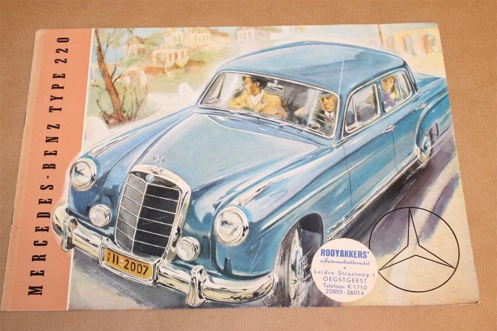 Zeldzame reclame-uitgave - Mercedes-Benz Type 220 - 1955, Ophalen of Verzenden, Zo goed als nieuw, Mercedes