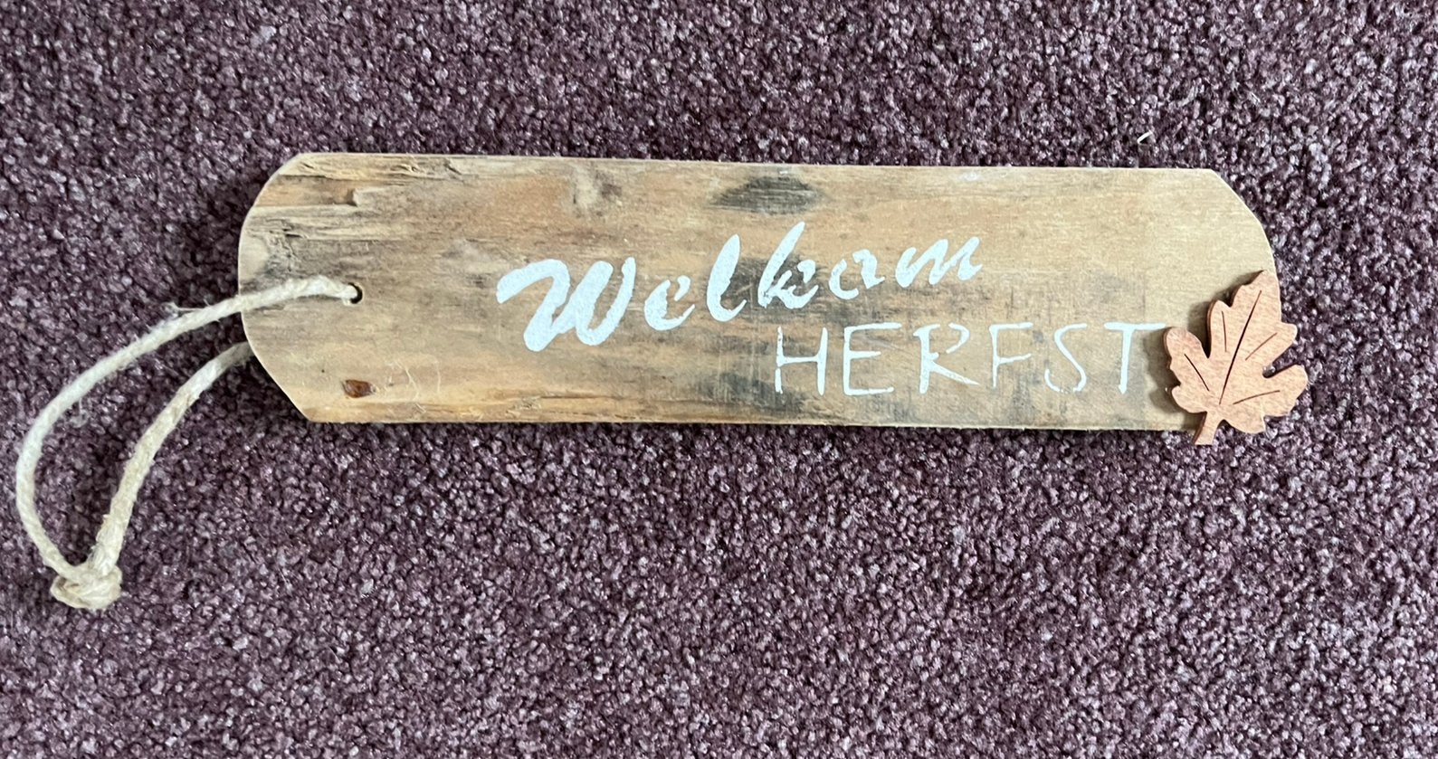 Houten herfsthanger, Ophalen of Verzenden, Zo goed als nieuw, Overige typen