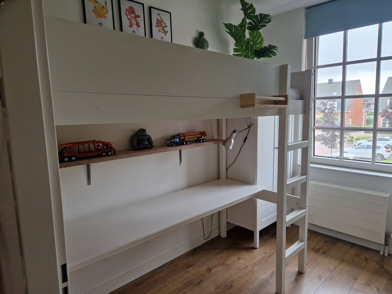 Petit Amelie Sommet II Hoogslaper Wit 90x200 cm, Huis en Inrichting, Ophalen, 100 cm, Hoogslaper, Eenpersoons