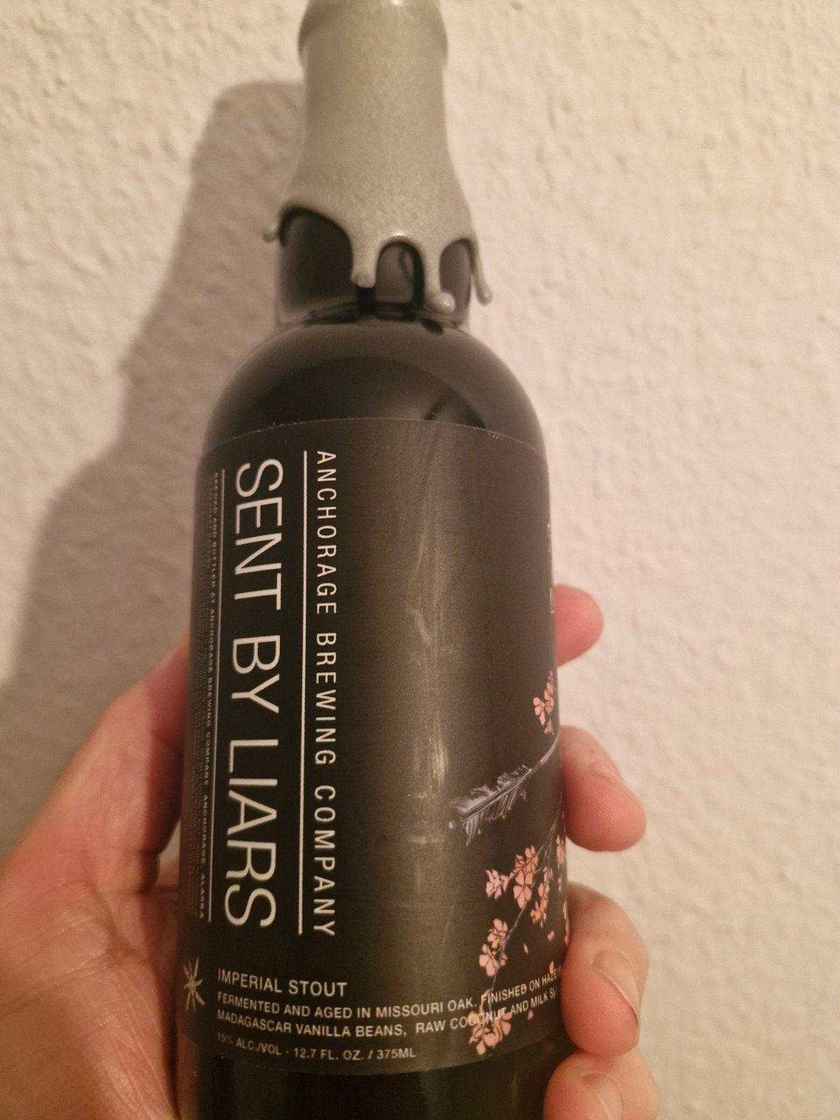 anchorage sent by liars usa stout, Ophalen of Verzenden, Flesje(s), Overige merken