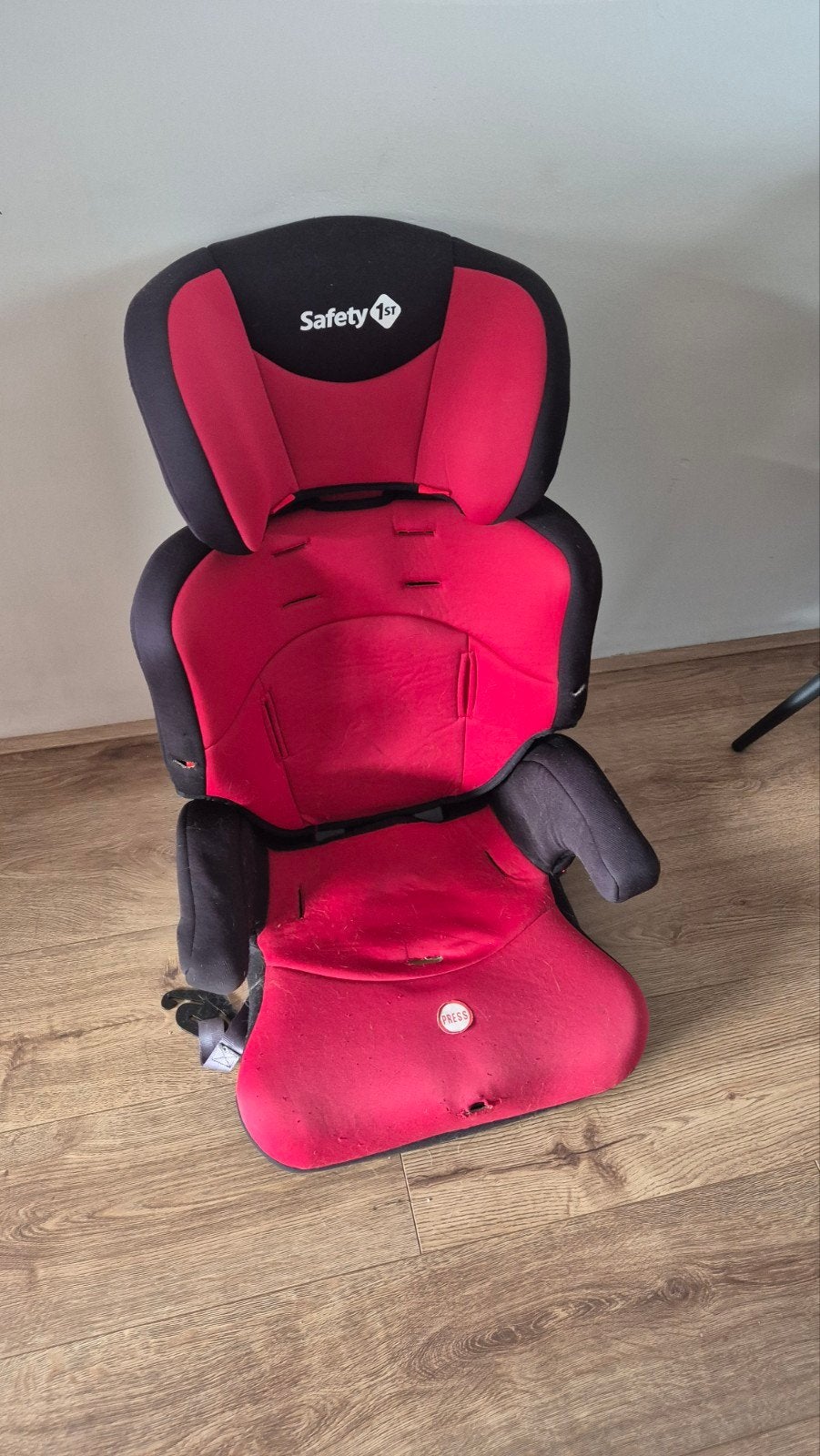Safety 1st autostoel - Gebruikt, Kinderen en Baby's, Autostoeltjes, 15 t/m 36 kg, Gebruikt, Autogordel, Zijbescherming