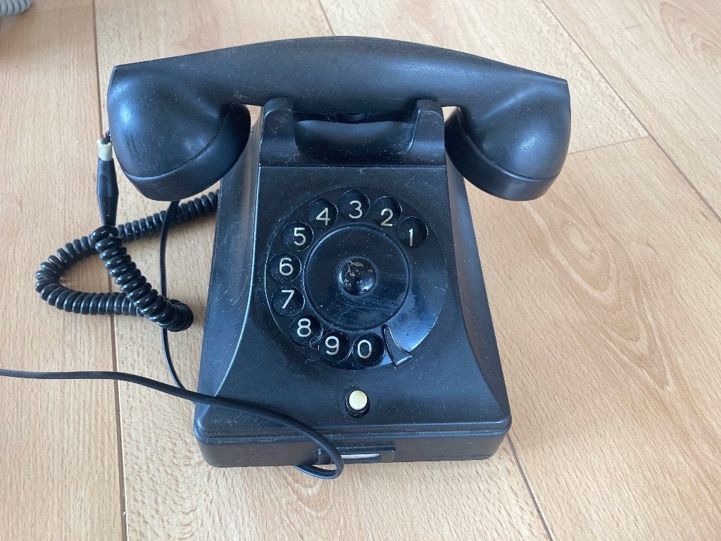 Zwarte PTT-telefoon (kunststof), Ophalen of Verzenden, Huis en Inrichting