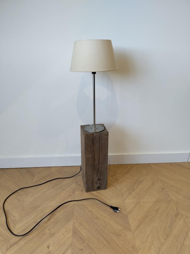 Karakteristieke lamp op houten sokkel E14, Ophalen, E14 (klein), Gloeilamp