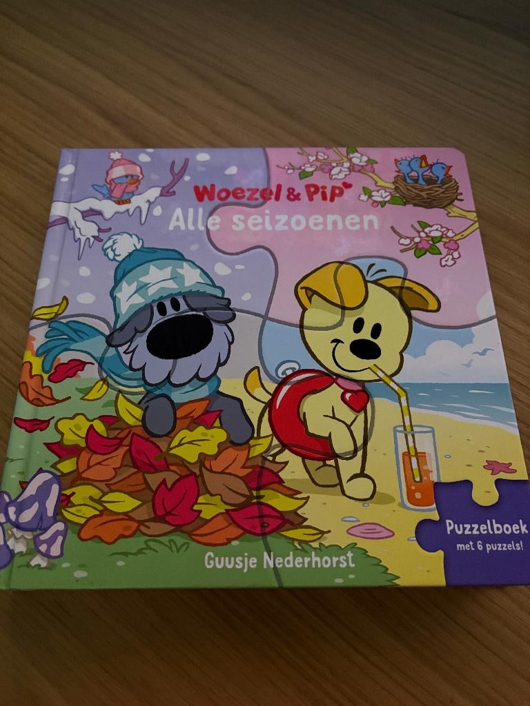 Woezel en Pip - Alle seizoenen (puzzelboek), Nieuw, Ophalen of Verzenden, 2 tot 3 jaar, Guusje Nederhorst