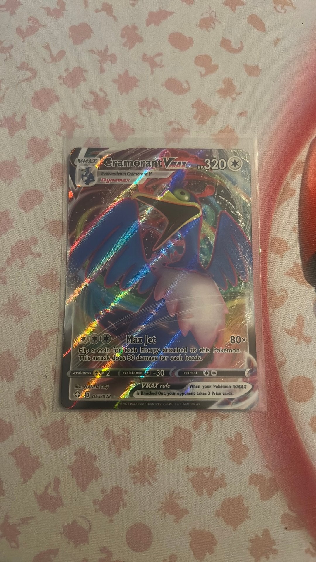 Cramorant Vmax Shining Fates, Hobby en Vrije tijd, Verzamelkaartspellen | Pokémon, Ophalen of Verzenden, Zo goed als nieuw