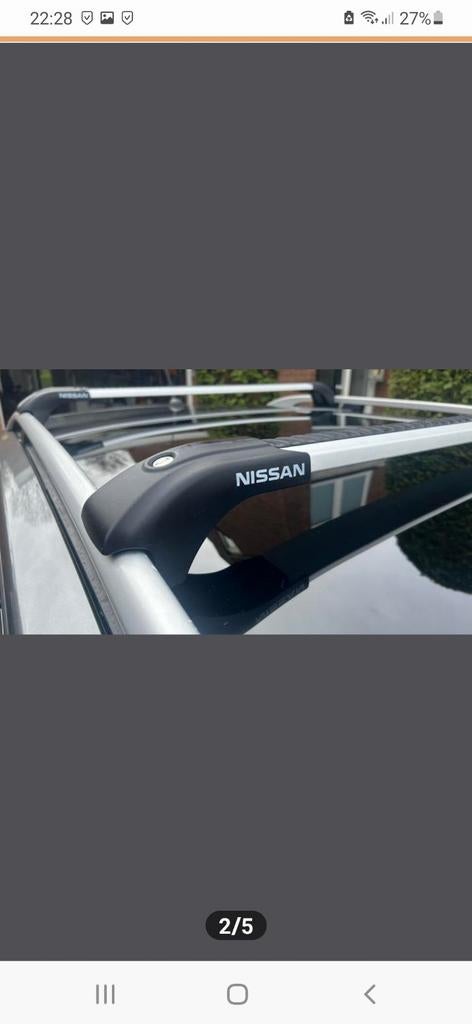 Nissan dakdragers originele j10, Auto diversen, Dakdragers, Zo goed als nieuw, Ophalen