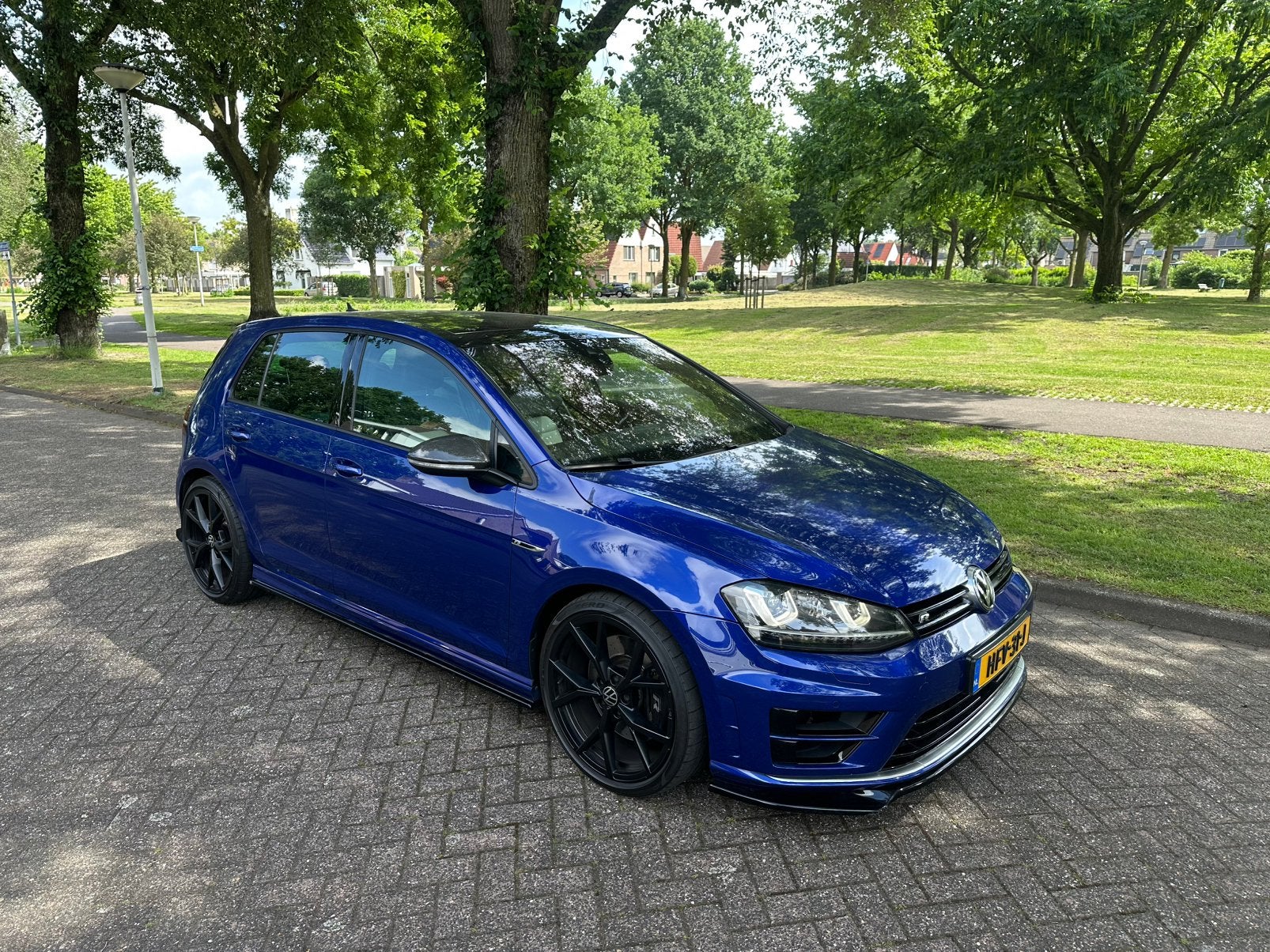 Volkswagen Golf 2.0 TSI 300pk 4Motion 5D DSG 2016 Blauw Pano, Auto's, Automaat, Euro 6, 4 cilinders, 1984 cc