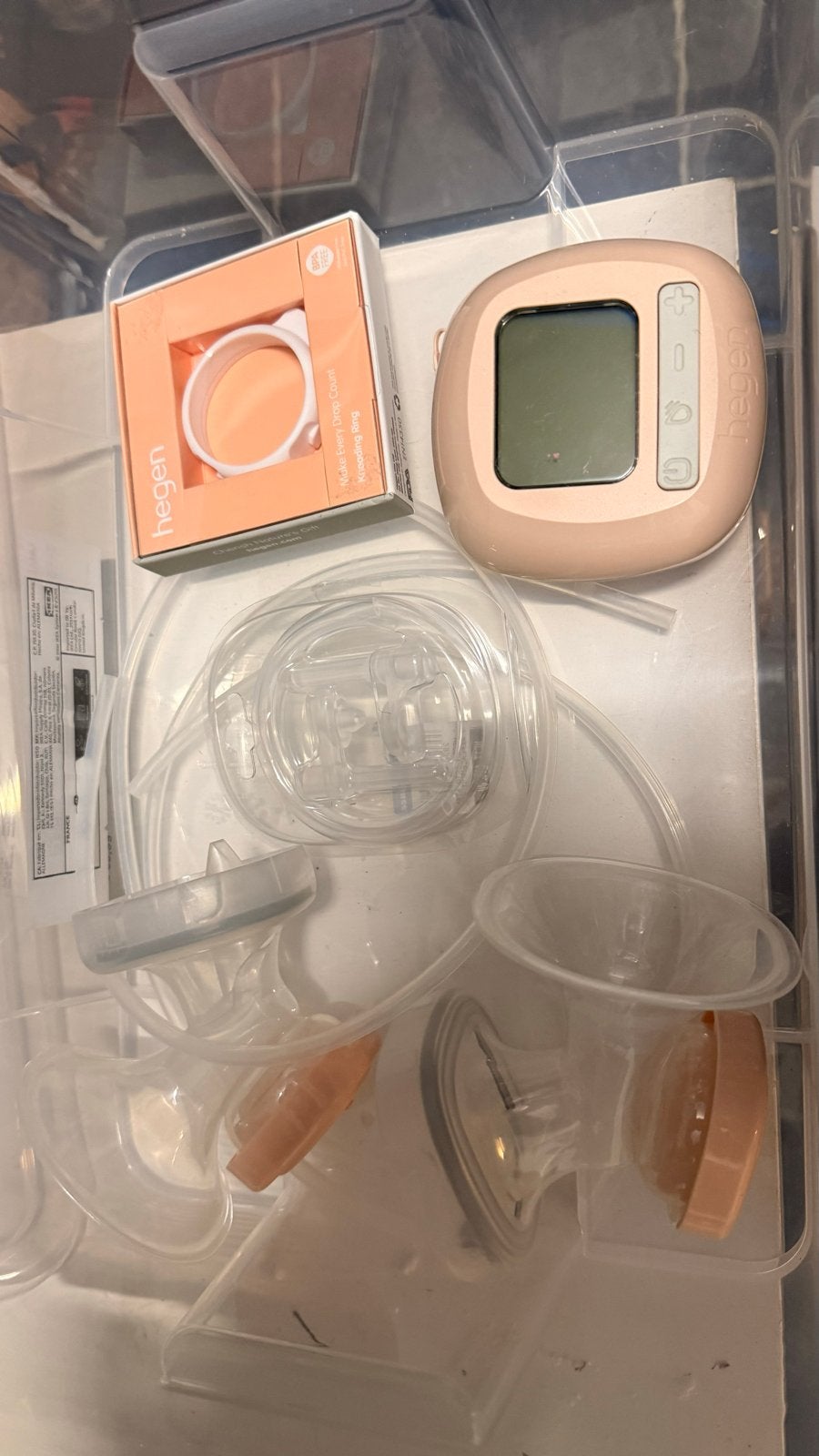 Hegen borstkolf met accessoires, Ophalen of Verzenden, Gebruikt