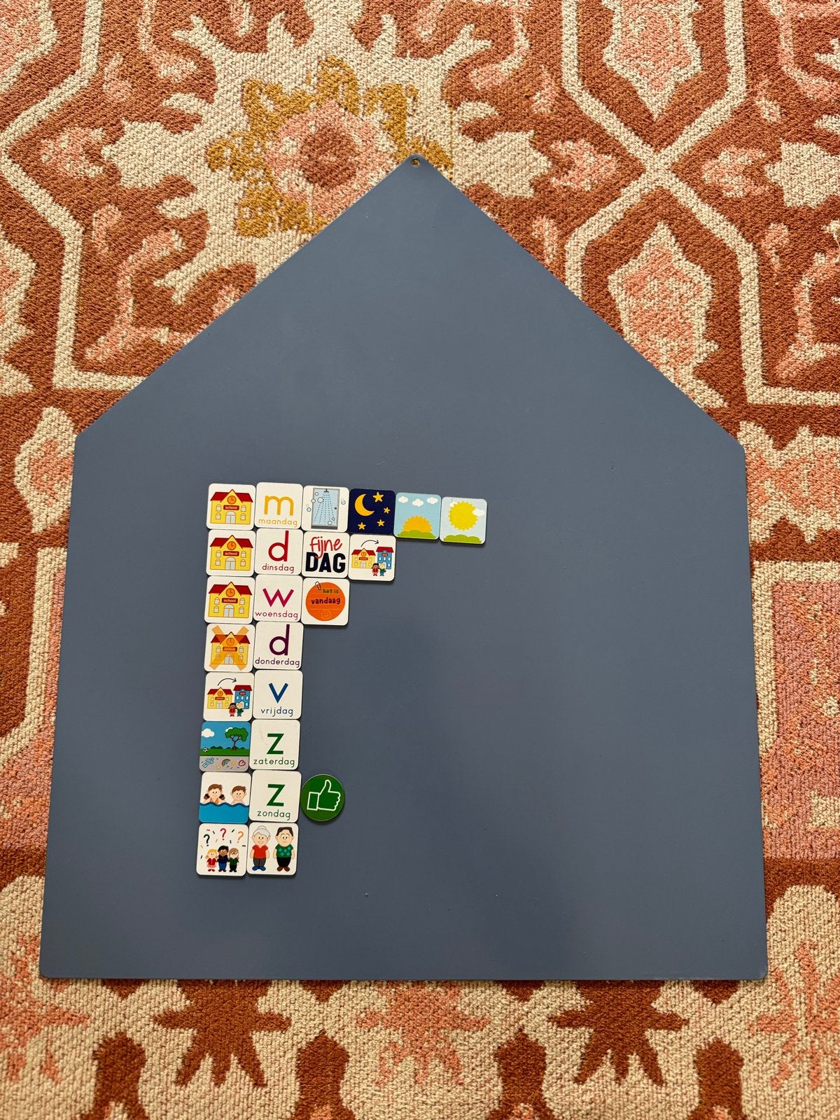Magnetische weekplanner voor kinderen, Diversen, Kalenders, Dagkalender, Ophalen