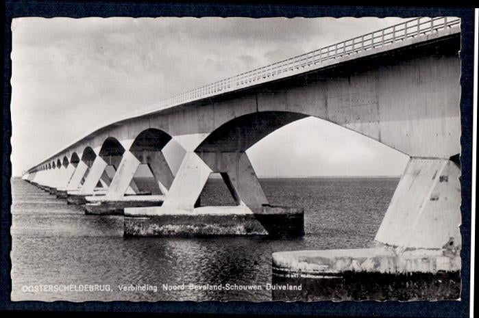 Oosterscheldebrug Verbinding Noord Beveland-Schouwen Duivela, Ophalen of Verzenden, 1960 tot 1980, Ongelopen, Zeeland