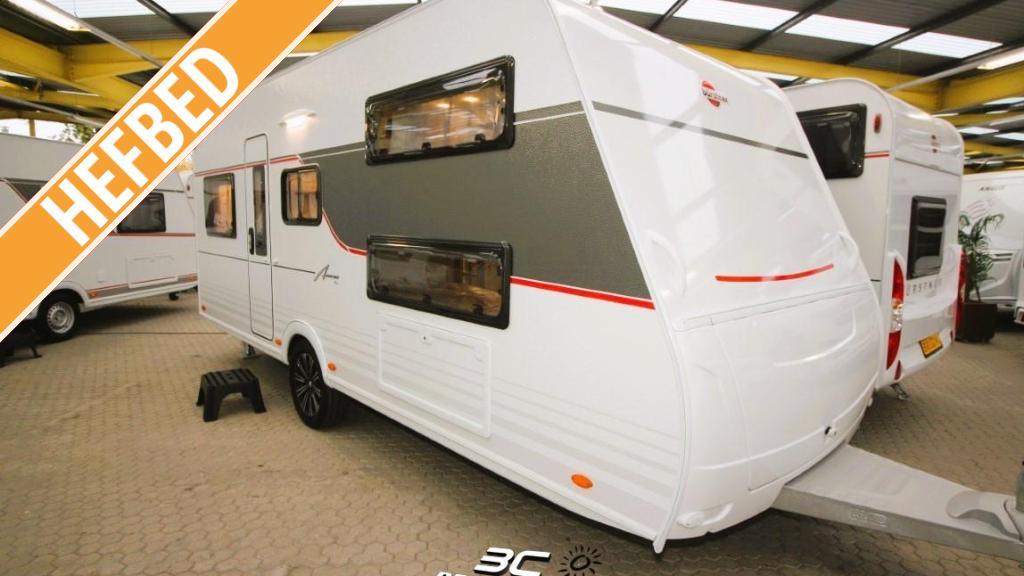 Bürstner Averso Plus 510 TK STAPELBED + HEFBED 7 PE, Caravans en Kamperen, Caravans, Schokbreker, Bedrijf, Treinzit, Bürstner