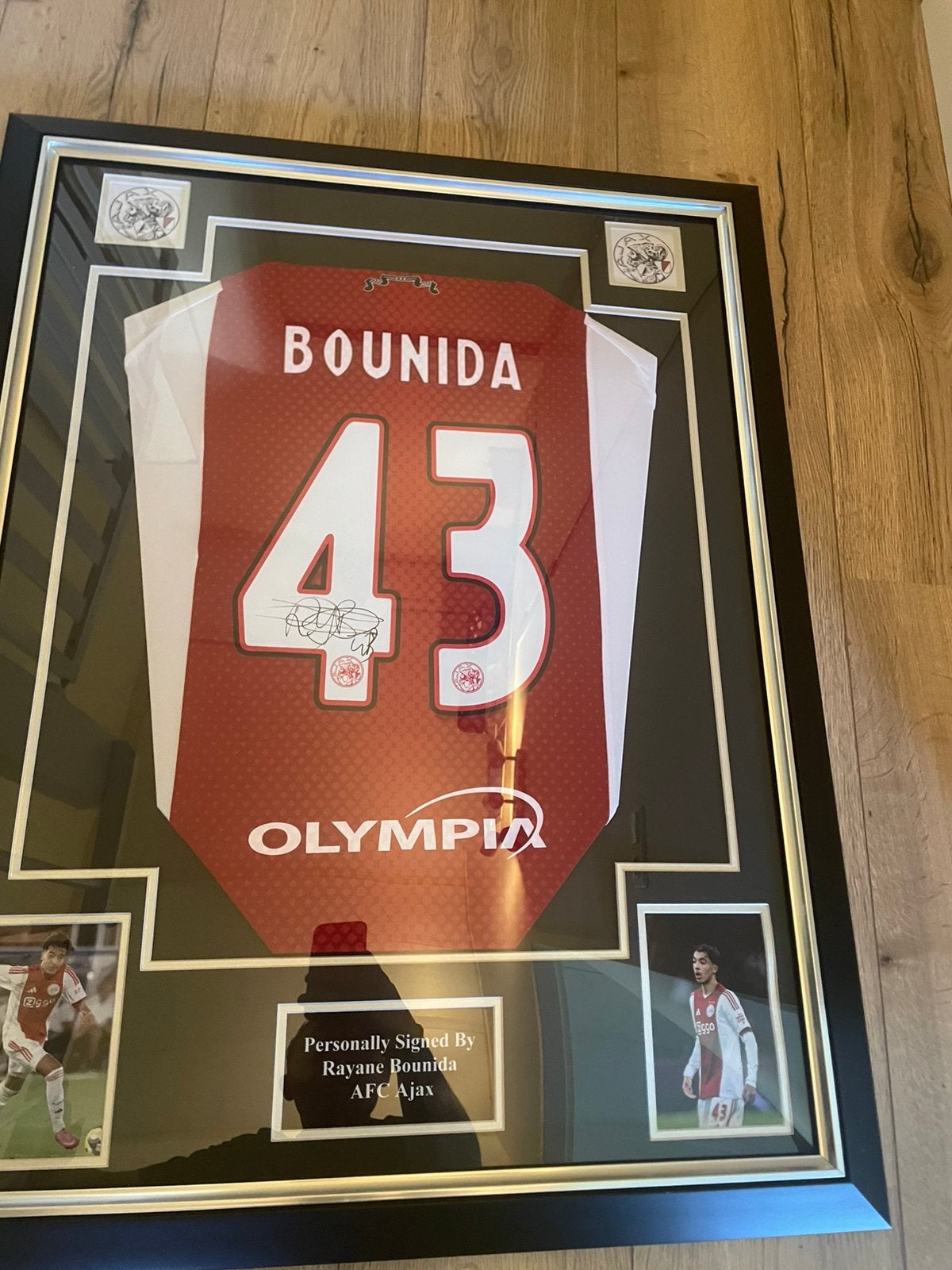 Bounida gesigneerd voetbal shirt ajax, Ophalen, Zo goed als nieuw, Ajax, Shirt