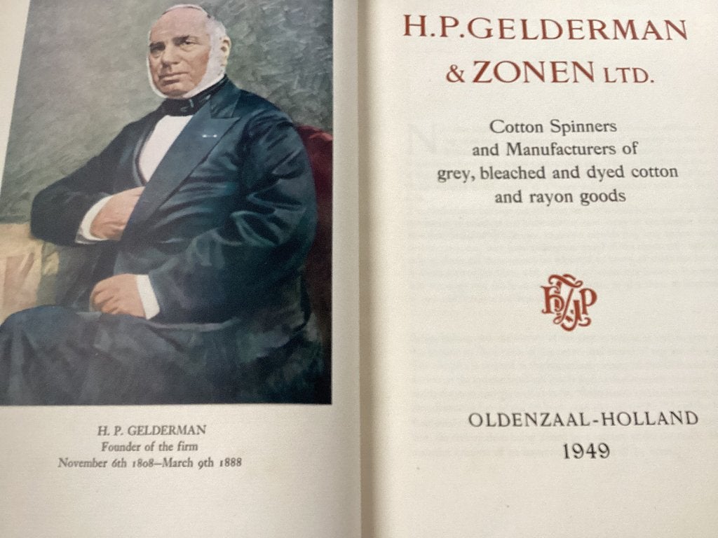 H.P. Gelderman & Zonen Ltd. - Historisch Bedrijfsboek 1949, Ophalen of Verzenden, Zo goed als nieuw, 20e eeuw of later, Onbekend