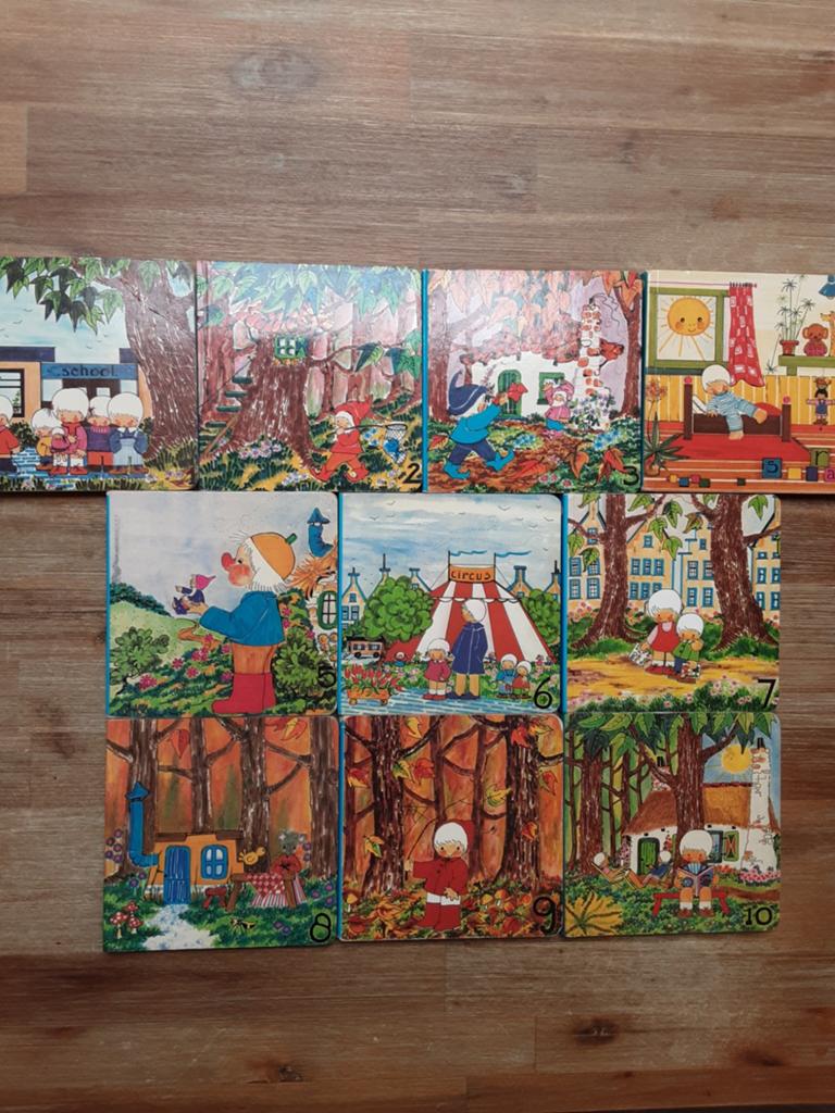 Vintage botjes serie 1 Set (10 stuks) - Jaren '70, Ophalen of Verzenden