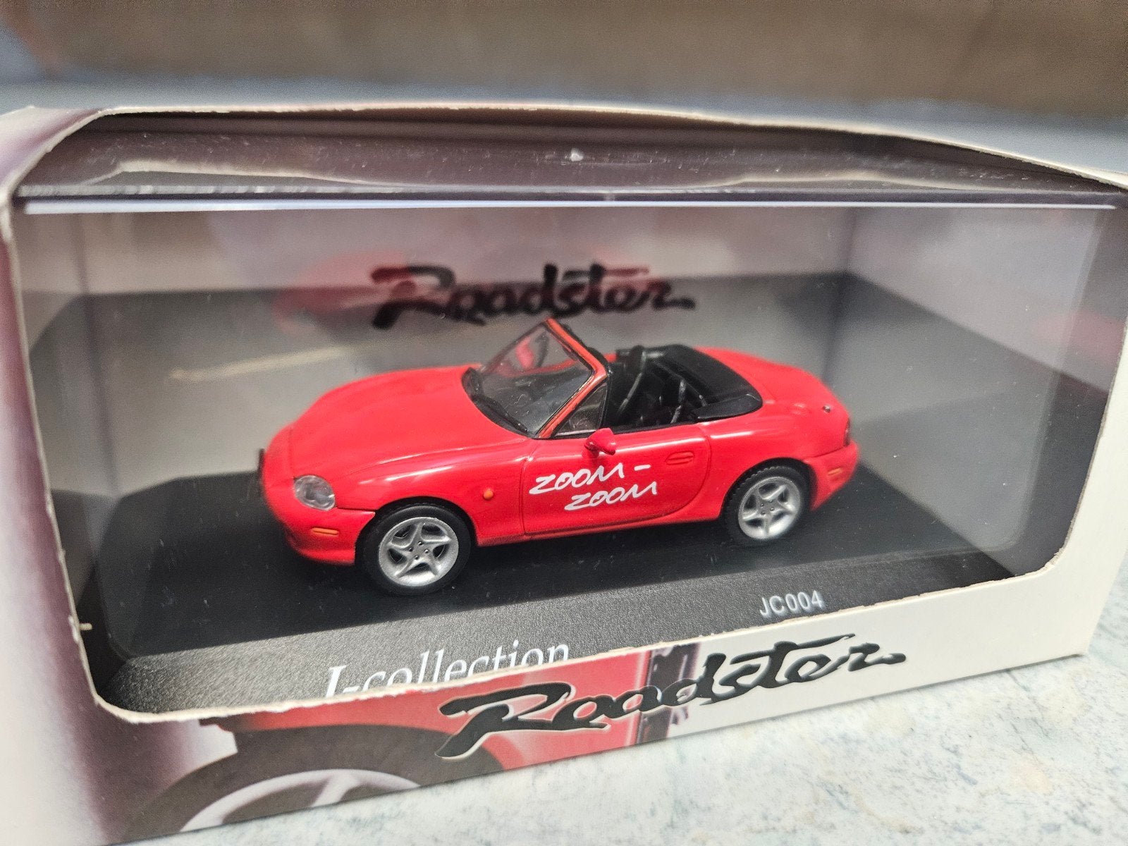 J-collection Mazda MX-5 1.8 NB Rood Modelauto, Hobby en Vrije tijd, Ophalen of Verzenden, Nieuw, Auto, Overige merken