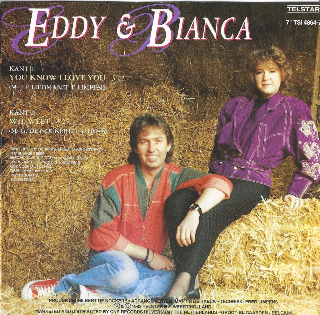vinyl single  Eddy & Bianca, Ophalen of Verzenden, Gebruikt, Pop
