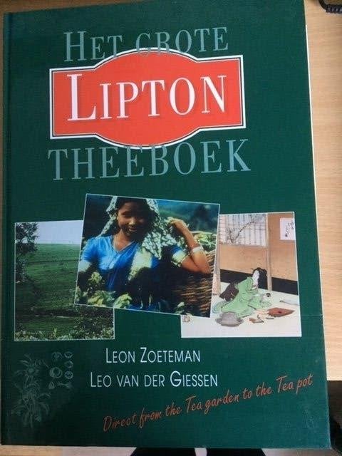 Grote Lipton Theeboek: Leon Zoeteman en Leo v.d. Giessen., Boeken, Leon Zoeteman en Leo van der Giessen, Ophalen of Verzenden