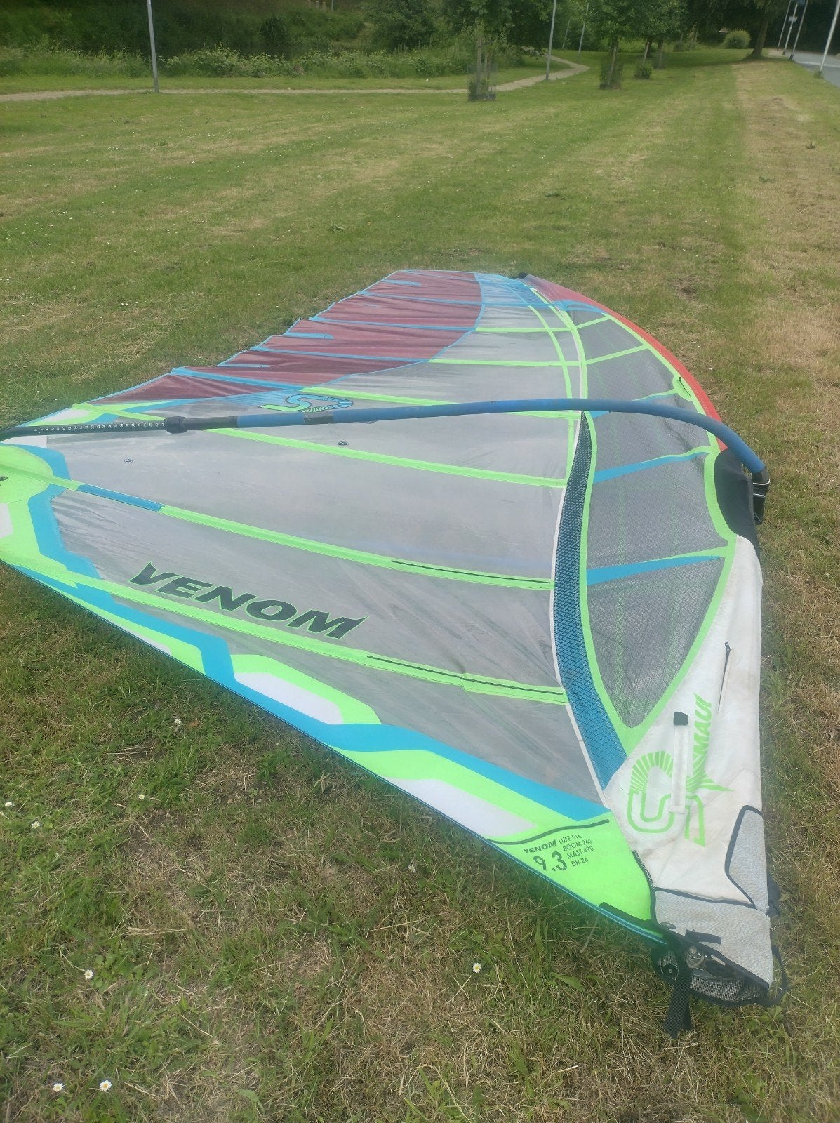 S2Maui Venom 9.3 in goede staat, 8 m² of meer, Zeil, Ophalen, Overige merken